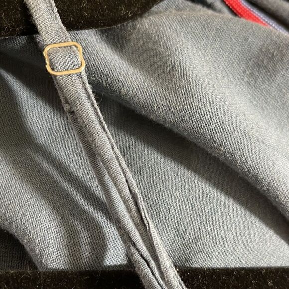 Sundry Dress Womens size M Slip tiered Maxi pigment Navy Minimalist Boho Cotton - Picture 11 of 11